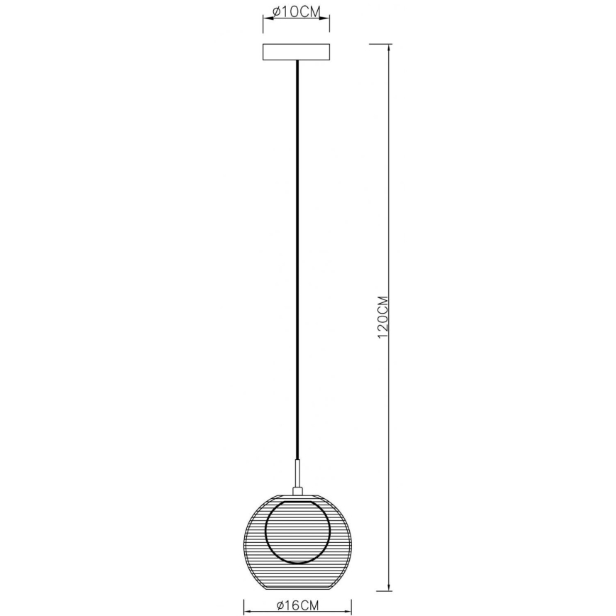 Deko-Light 342029 -  Κρεμαστό φωτιστικό οροφήςFILO 1xG9/40W/230V διάμετρος 16 cm ασημί
