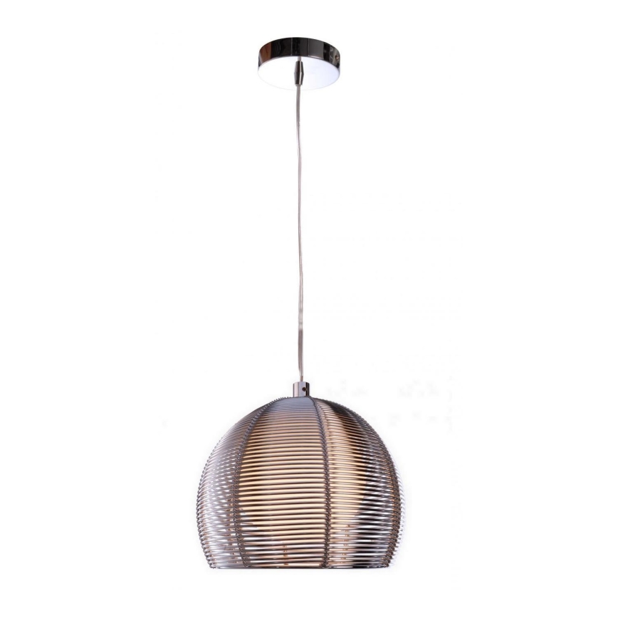 Deko-Light 342029 -  Κρεμαστό φωτιστικό οροφήςFILO 1xG9/40W/230V διάμετρος 16 cm ασημί