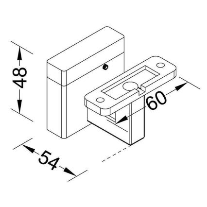 Deko-Light 687086 - LED Φωτισμός πίνακα AYLEEN LED/3,2W/230V γυαλιστερό χρώμιο