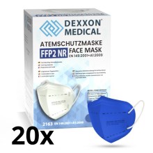 DEXXON MEDICAL Μάσκα προστασίας FFP2 NR Σκούρο μπλε 20 τμχ