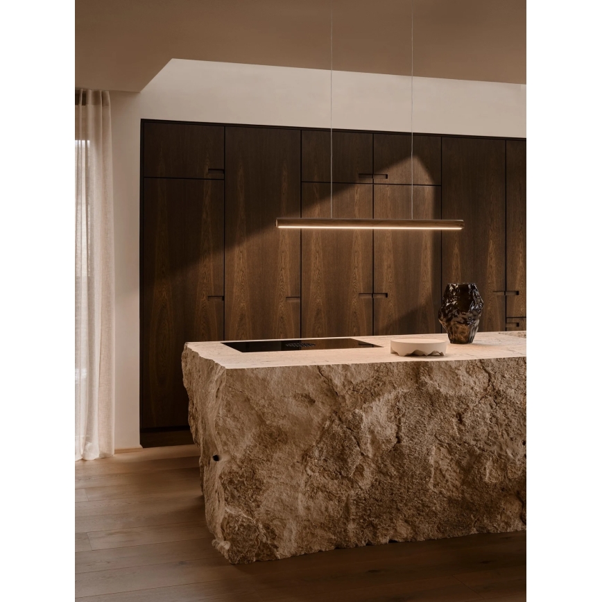 DFTP by Nordlux - AKENO ρυθμιζόμενο LED κρεμαστό φωτιστικό με καλώδιο LED/25W/230V 3000K σε φινίρισμα φραξίνου