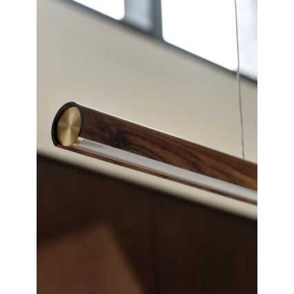 DFTP by Nordlux - AKENO ρυθμιζόμενο LED κρεμαστό φωτιστικό με καλώδιο LED/25W/230V 3000K σε φινίρισμα φραξίνου