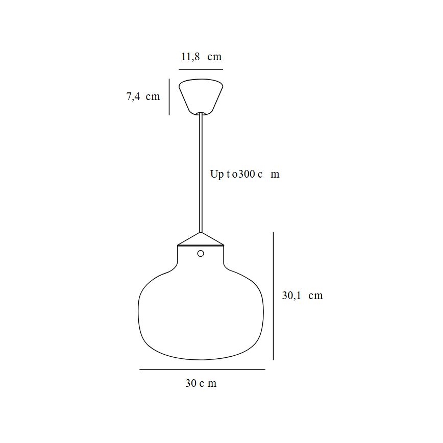 DFTP by Nordlux - Κρεμαστό φωτιστικό οροφής RAITO 1xE27/25W/230V
