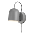 DFTP by Nordlux - Επιτοίχιο σποτ με θύρα USB ANGLE 1xGU10/25W/230V γκρι