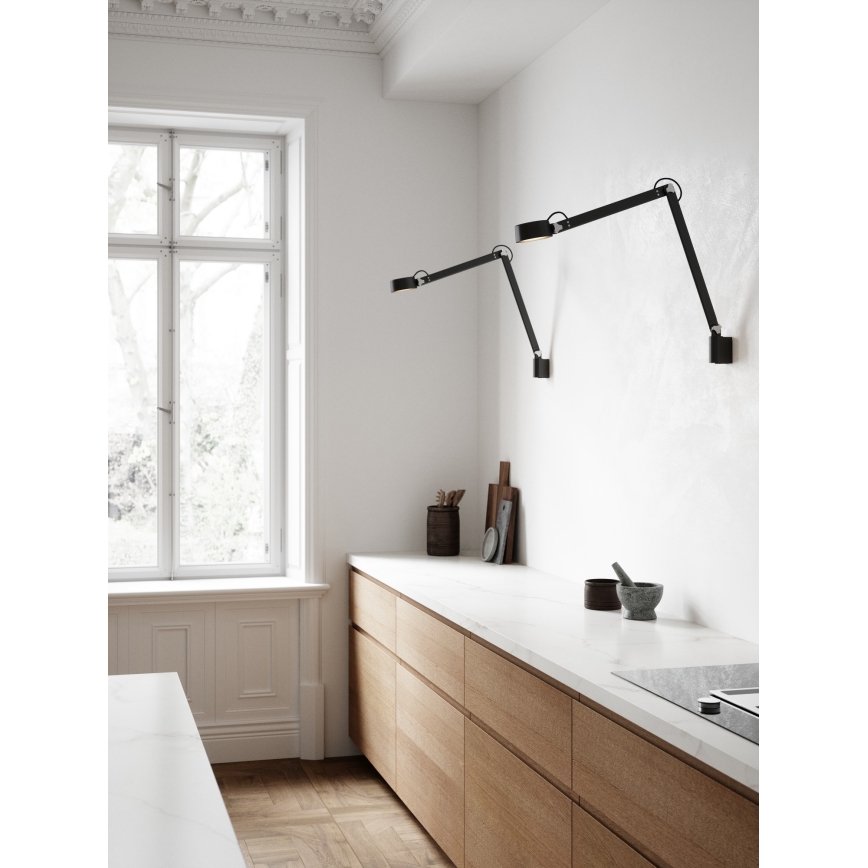 DFTP by Nordlux - Επιτραπέζια λάμπα αφής dimming LED 3v1 NOBU LED/9W/230V μαύρο