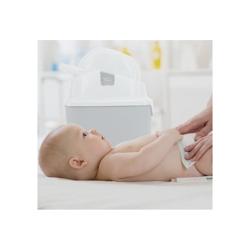 DiaperChamp - Κάδος απόρριψης πανών ONE λευκό