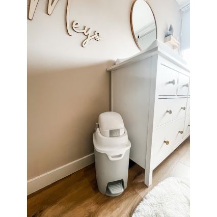 DiaperChamp - Κάδος απόρριψης πανών ONE HANDSFREE γκρι