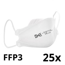 DNA μάσκα προστάσιας FFP3 NR CE 2163 Medical 25τμχ