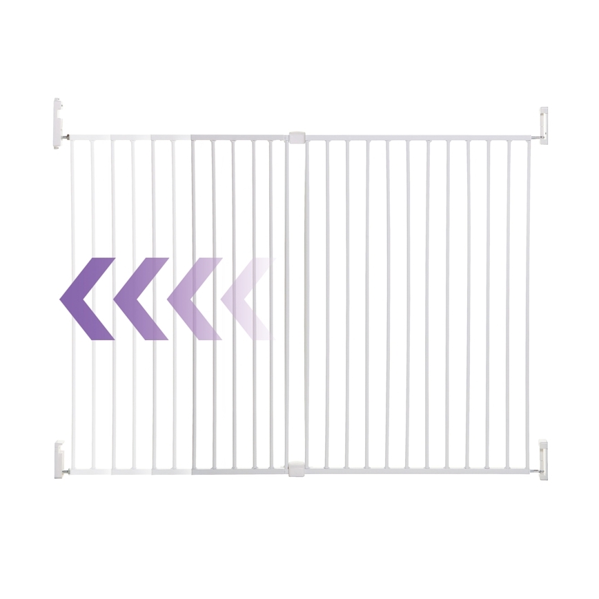 Dreambaby - Μπάρα ασφαλείας BROADWAY 76-134,5 cm λευκό