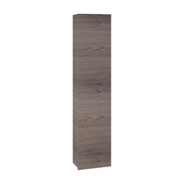 Dřevojas - Επιτοίχιο ντουλάπι μπάνιου ZYLO 35x155 cm σκούρο δρυς