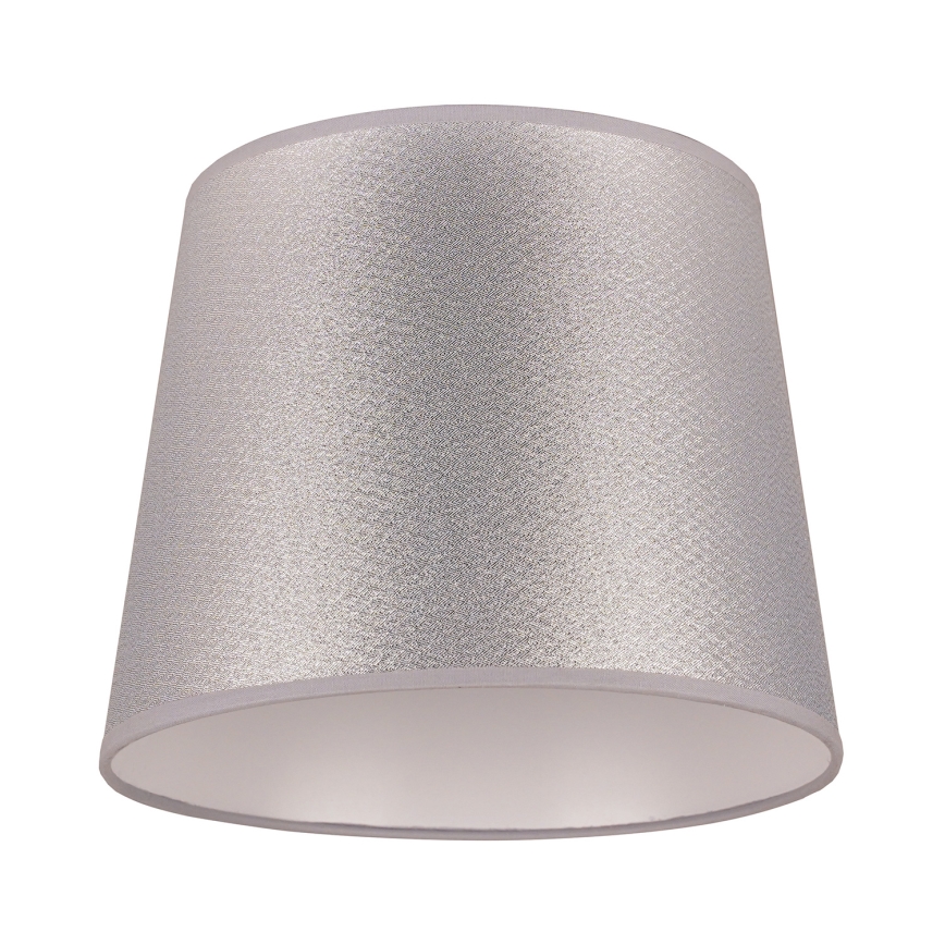 Duolla - Καπέλο για επιτραπέζιο φωτιστικό CLASSIC M E27 διάμ. 24 εκ. ασημί