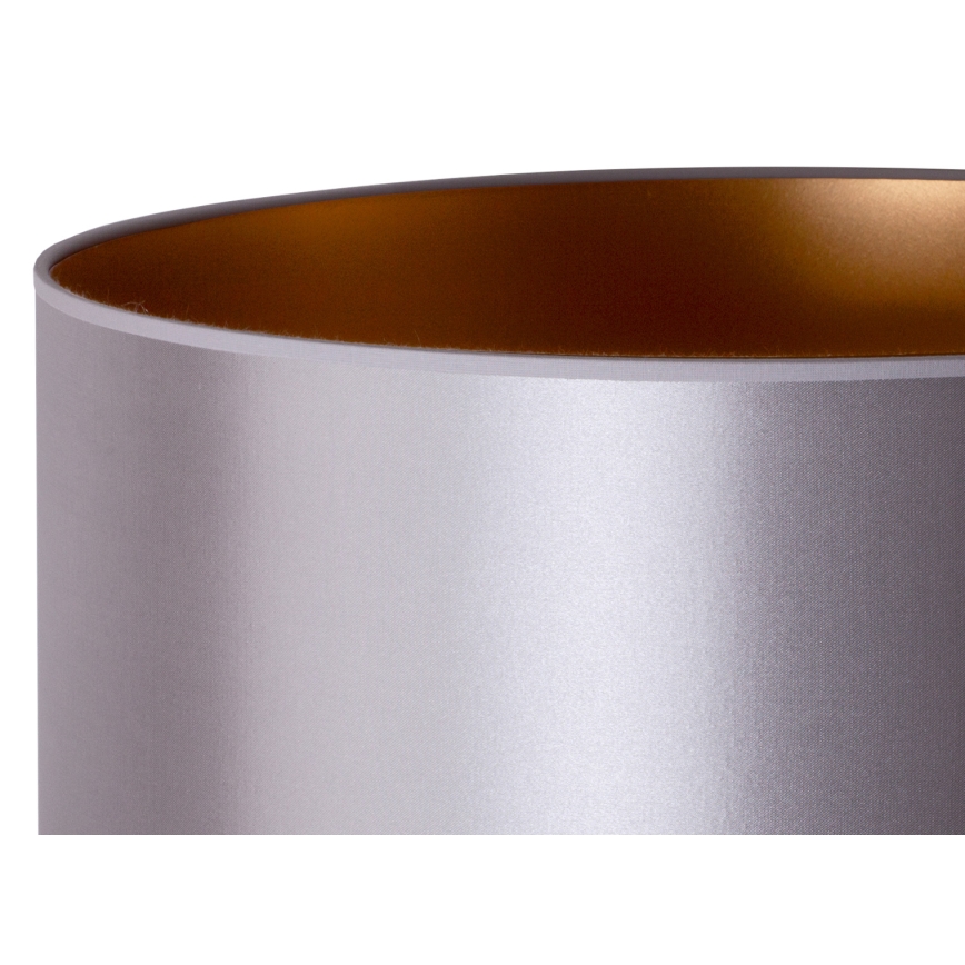 Duolla - Eπιτραπέζιο φωτιστικό CANNES 1xE14/15W/230V διάμετρος 20 cm ασημί/χαλκός/μαύρο