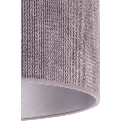 Duolla - Eπιτραπέζιο φωτιστικό LYON 1xE27/15W/230V διάμετρος 30 cm γκρι