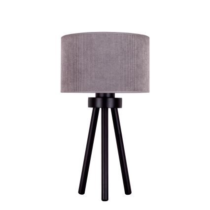 Duolla - Eπιτραπέζιο φωτιστικό LYON 1xE27/15W/230V διάμετρος 30 cm γκρι