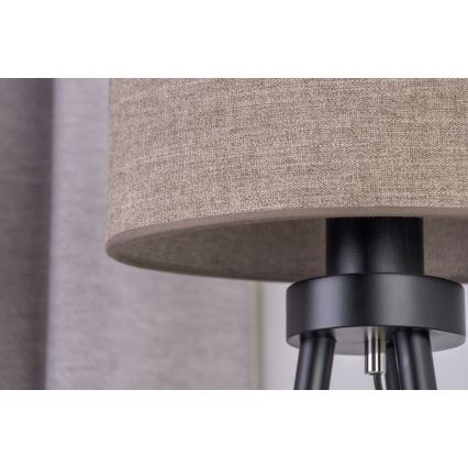 Duolla - Eπιτραπέζιο φωτιστικό OVAL 1xE27/15W/230V διάμετρος 30 cm καφέ