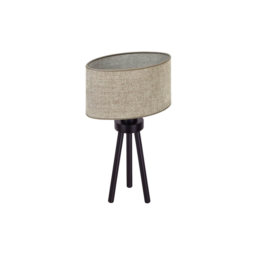 Duolla - Eπιτραπέζιο φωτιστικό OVAL 1xE27/15W/230V διάμετρος 30 cm καφέ