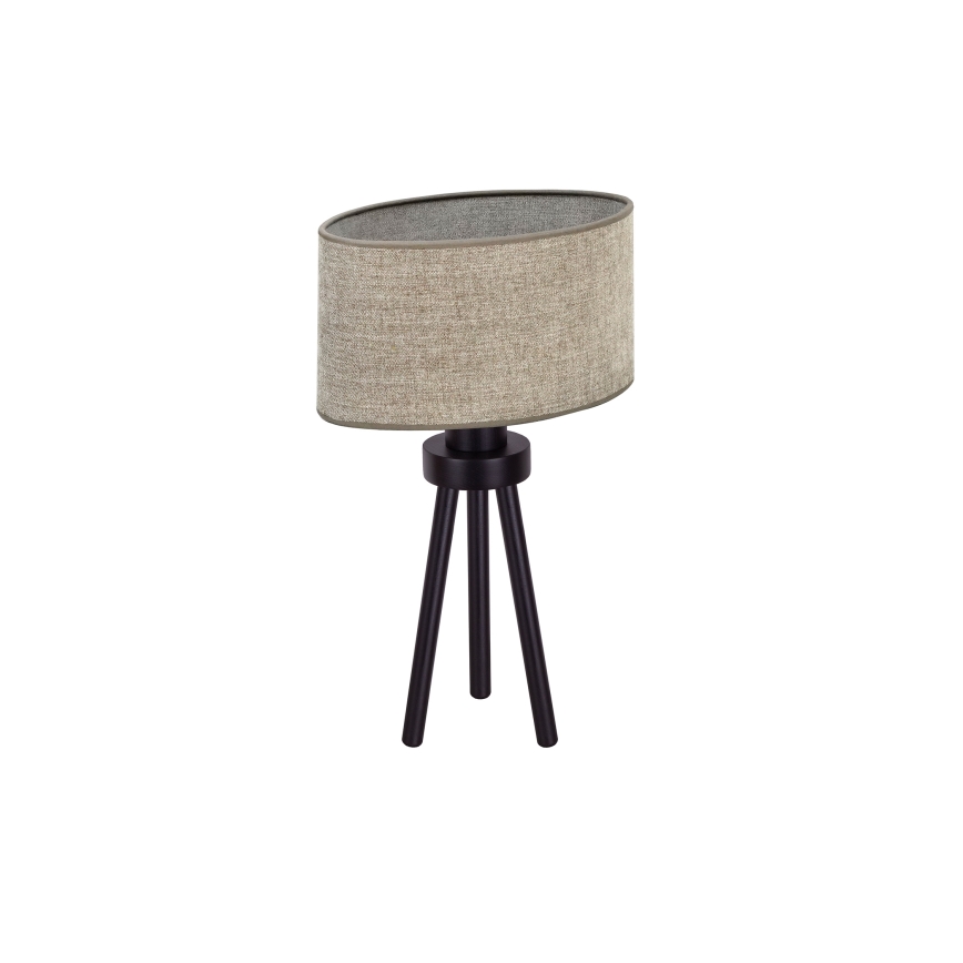 Duolla - Eπιτραπέζιο φωτιστικό OVAL 1xE27/15W/230V διάμετρος 30 cm καφέ