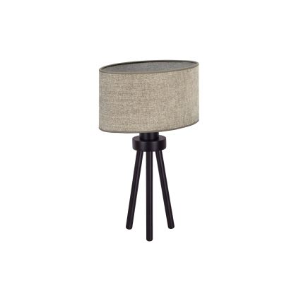 Duolla - Eπιτραπέζιο φωτιστικό OVAL 1xE27/15W/230V διάμετρος 30 cm καφέ