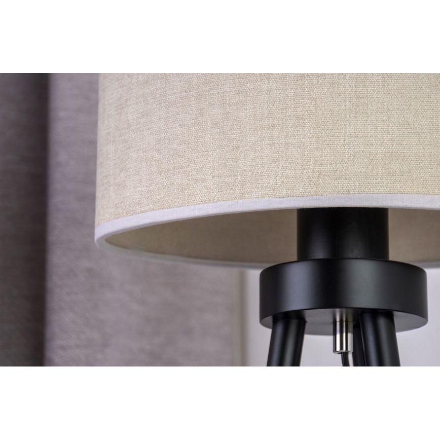 Duolla - Eπιτραπέζιο φωτιστικό OVAL 1xE27/15W/230V διάμετρος 30 cm γκρι