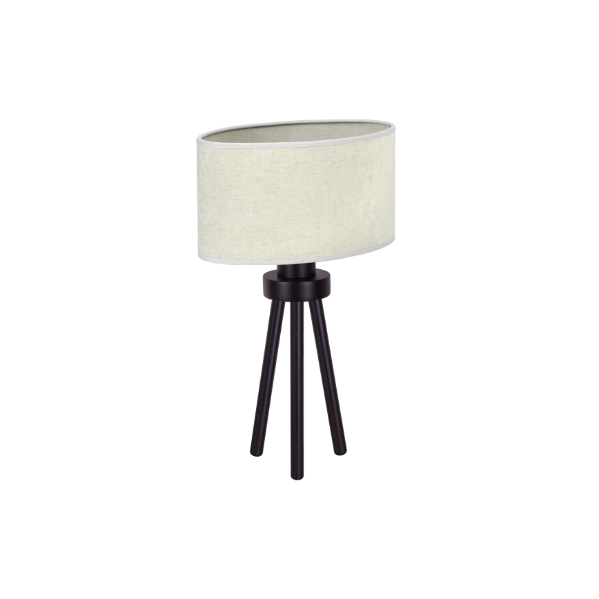 Duolla - Eπιτραπέζιο φωτιστικό OVAL 1xE27/15W/230V διάμετρος 30 cm γκρι