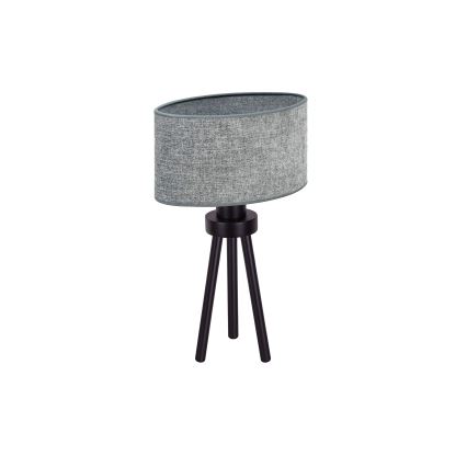 Duolla - Eπιτραπέζιο φωτιστικό OVAL 1xE27/15W/230V διάμετρος 30 cm γκρι