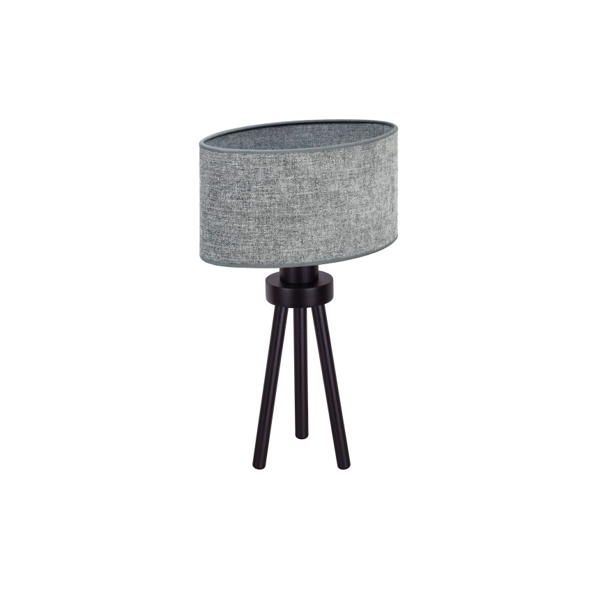 Duolla - Eπιτραπέζιο φωτιστικό OVAL 1xE27/15W/230V διάμετρος 30 cm γκρι