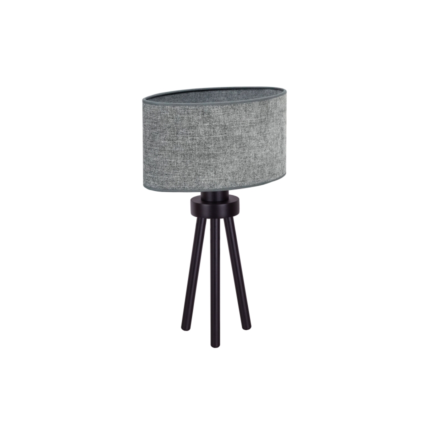 Duolla - Eπιτραπέζιο φωτιστικό OVAL 1xE27/15W/230V διάμετρος 30 cm γκρι