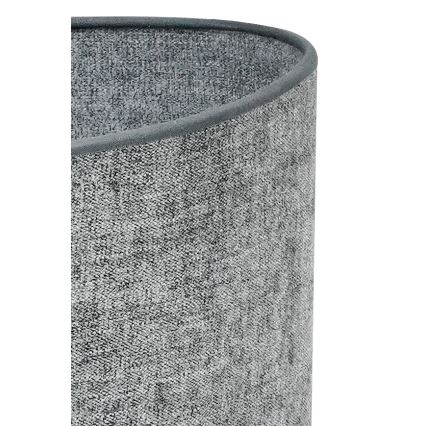 Duolla - Eπιτραπέζιο φωτιστικό OVAL 1xE27/15W/230V διάμετρος 30 cm γκρι