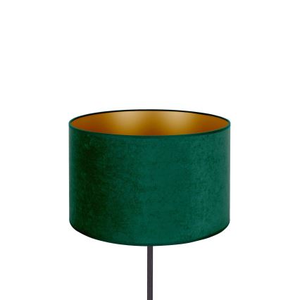 Duolla - Eπιτραπέζιο φωτιστικό ROLLER 1xE14/15W/230V διάμετρος 20 cm σκούρο πράσινο/χρυσό