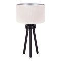 Duolla - Eπιτραπέζιο φωτιστικό LYON 1xE27/15W/230V διάμετρος 30 cm κρεμ