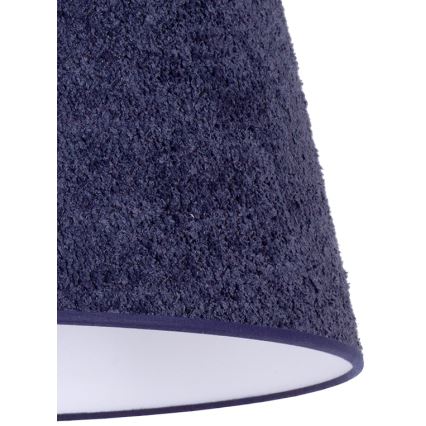Duolla - Eπιτραπέζιο φωτιστικό BOUCLE 1xE27/15W/230V διάμετρος 28 cm μπλε/ξύλο