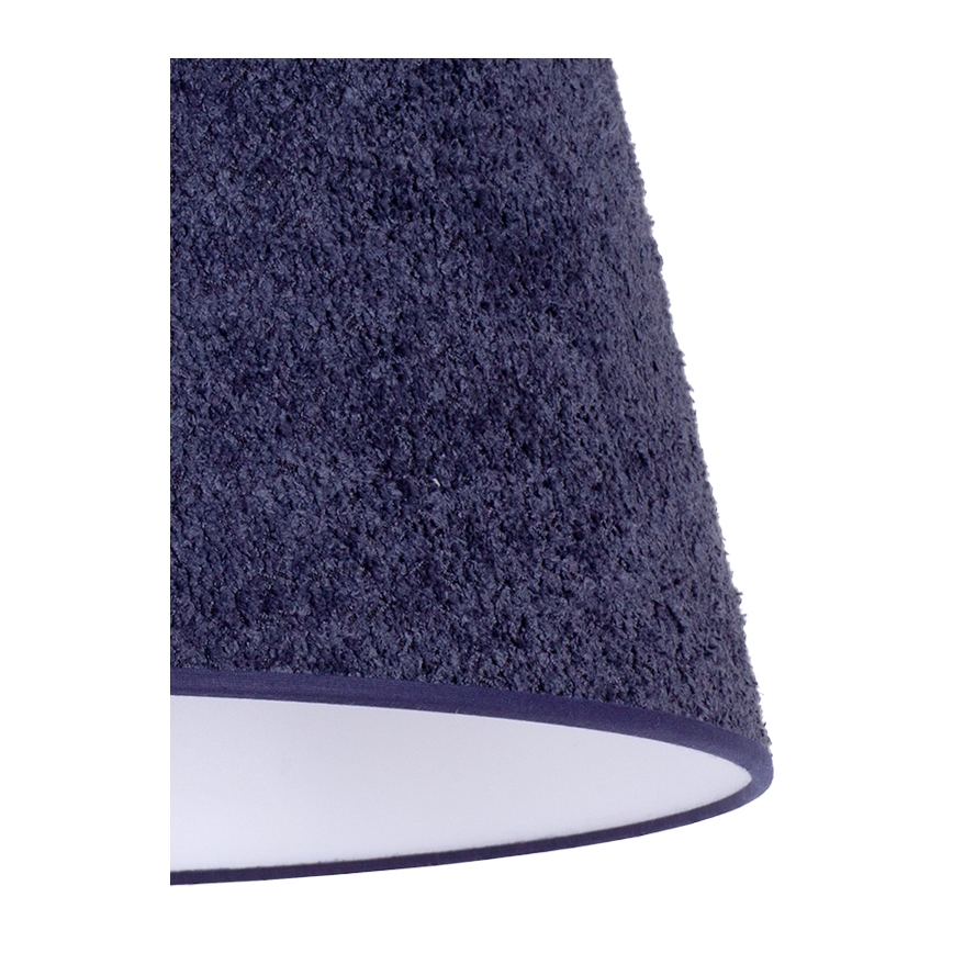 Duolla - Eπιτραπέζιο φωτιστικό BOUCLE 1xE27/15W/230V διάμετρος 28 cm μπλε/ξύλο