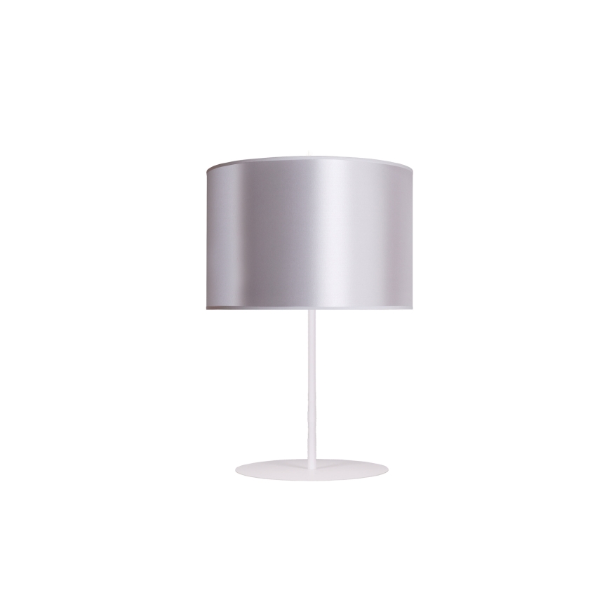 Duolla - Eπιτραπέζιο φωτιστικό CANNES 1xE14/15W/230V διάμετρος 20 cm ασημί/χαλκός/λευκό