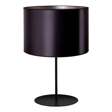 Duolla - Eπιτραπέζιο φωτιστικό CANNES 1xE14/15W/230V διάμετρος 20 cm μαύρο/ασημί