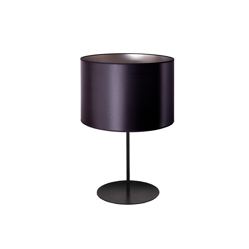 Duolla - Eπιτραπέζιο φωτιστικό CANNES 1xE14/15W/230V διάμετρος 20 cm μαύρο/ασημί