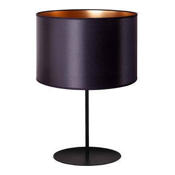 Duolla - Eπιτραπέζιο φωτιστικό CANNES 1xE14/15W/230V διάμετρος 20 cm μαύρο/χαλκός