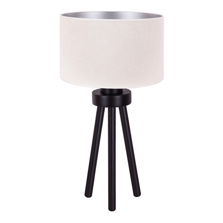 Duolla - Eπιτραπέζιο φωτιστικό LYON 1xE27/15W/230V διάμετρος 30 cm κρεμ