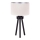 Duolla - Eπιτραπέζιο φωτιστικό LYON 1xE27/15W/230V διάμετρος 30 cm κρεμ