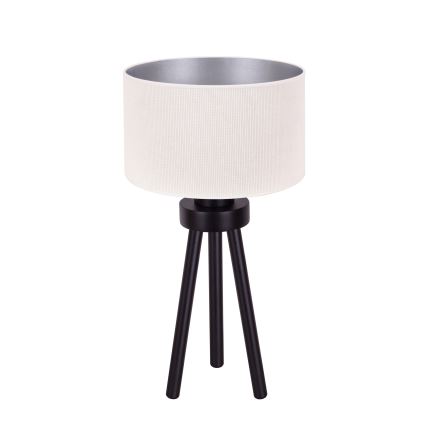 Duolla - Eπιτραπέζιο φωτιστικό LYON 1xE27/15W/230V διάμετρος 30 cm κρεμ