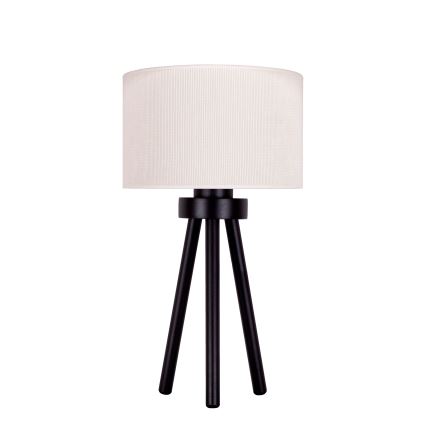 Duolla - Eπιτραπέζιο φωτιστικό LYON 1xE27/15W/230V διάμετρος 30 cm κρεμ