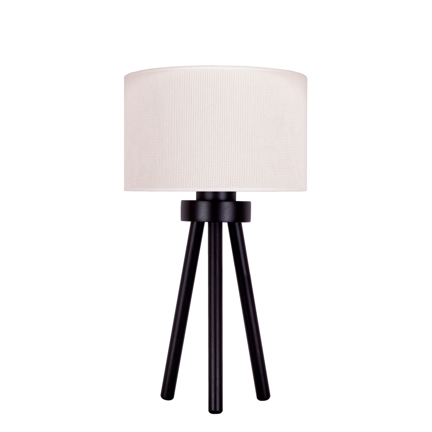 Duolla - Eπιτραπέζιο φωτιστικό LYON 1xE27/15W/230V διάμετρος 30 cm κρεμ