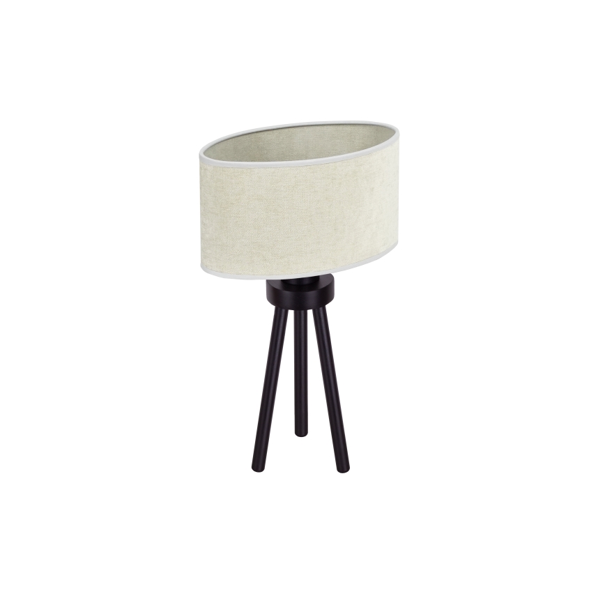 Duolla - Eπιτραπέζιο φωτιστικό OVAL 1xE27/15W/230V διάμετρος 30 cm γκρι