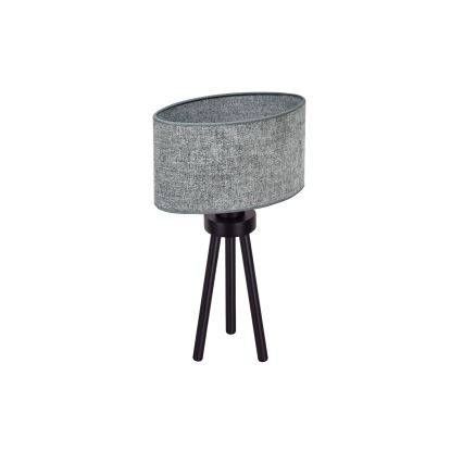 Duolla - Eπιτραπέζιο φωτιστικό OVAL 1xE27/15W/230V διάμετρος 30 cm γκρι