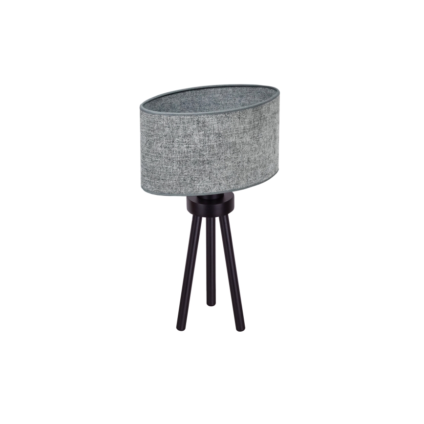 Duolla - Eπιτραπέζιο φωτιστικό OVAL 1xE27/15W/230V διάμετρος 30 cm γκρι