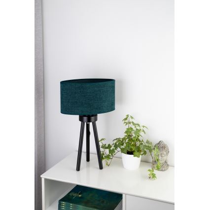 Duolla - Eπιτραπέζιο φωτιστικό OVAL 1xE27/15W/230V διάμετρος 30 cm πράσινο