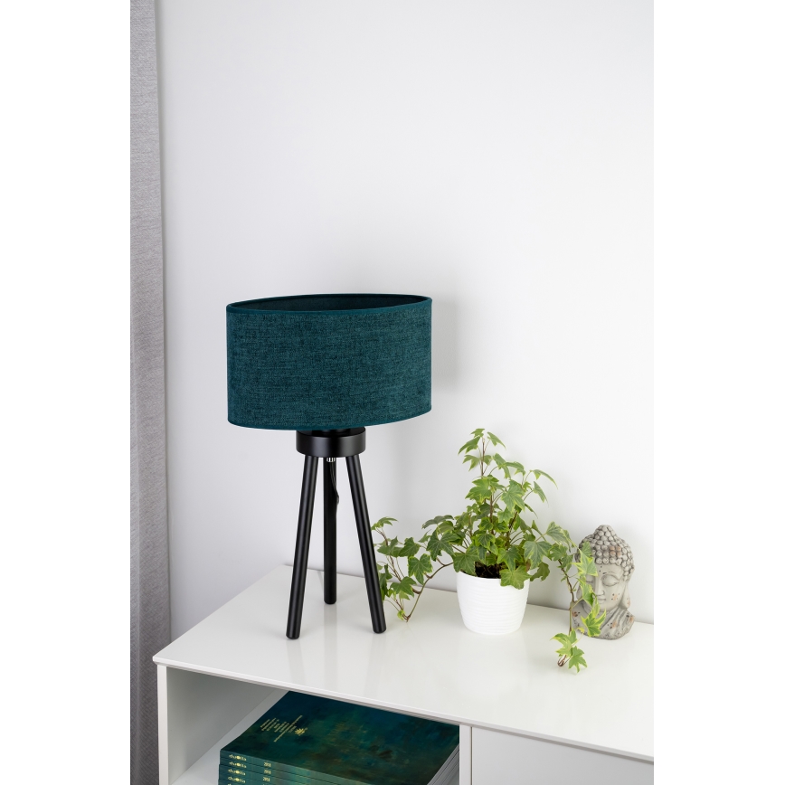 Duolla - Eπιτραπέζιο φωτιστικό OVAL 1xE27/15W/230V διάμετρος 30 cm πράσινο