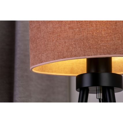Duolla - Eπιτραπέζιο φωτιστικό OVAL 1xE27/15W/230V διάμετρος 30 cm ροζ