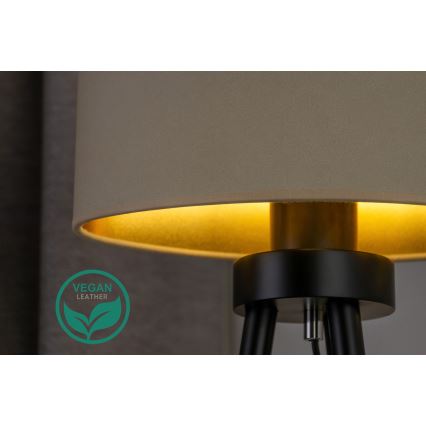 Duolla - Eπιτραπέζιο φωτιστικό OVAL VEGAN 1xE27/15W/230V διάμετρος 30 cm κρεμ