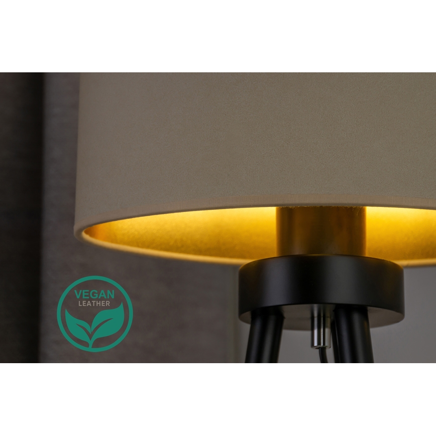 Duolla - Eπιτραπέζιο φωτιστικό OVAL VEGAN 1xE27/15W/230V διάμετρος 30 cm κρεμ