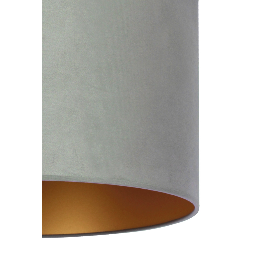 Duolla - Eπιτραπέζιο φωτιστικό ROLLER 1xE14/15W/230V διάμετρος 20 cm ανοιχτό πράσινο/χρυσό